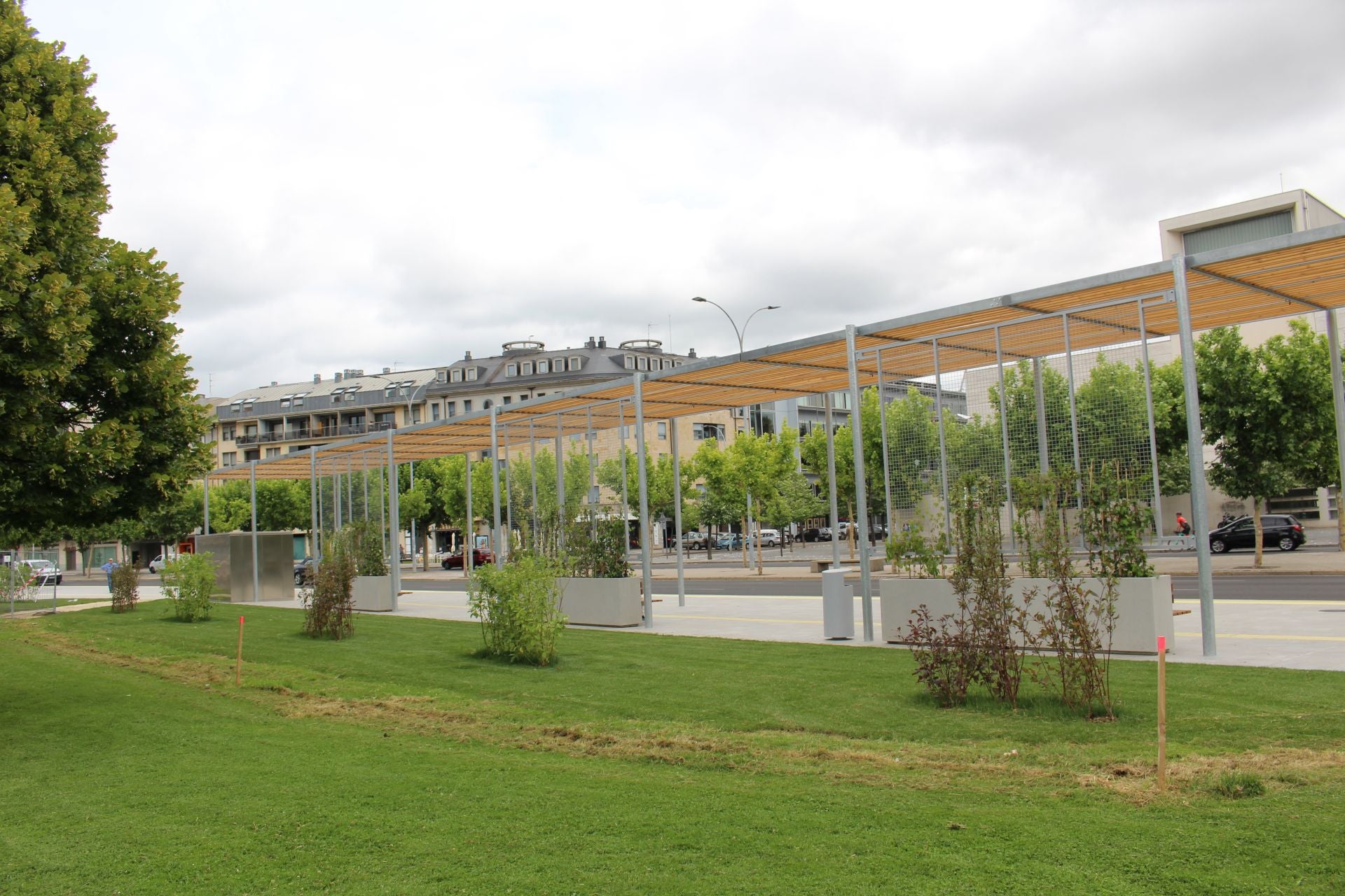 La nueva pérgola bioclimática en Pendones Leoneses