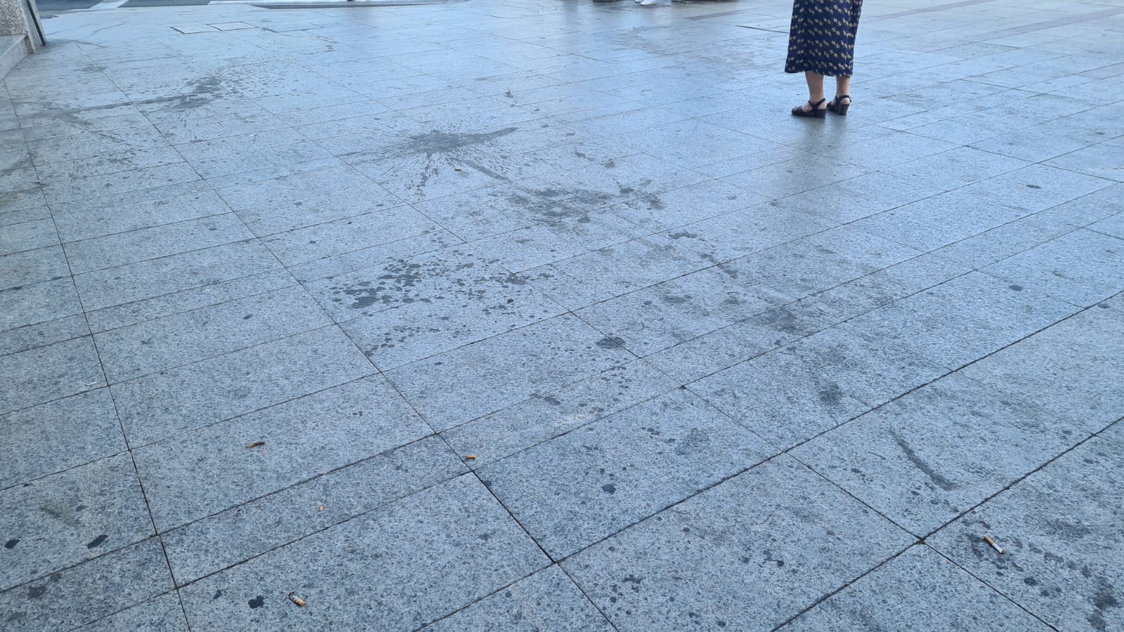 Suciedad en la capital leonesa días después del Monoloco