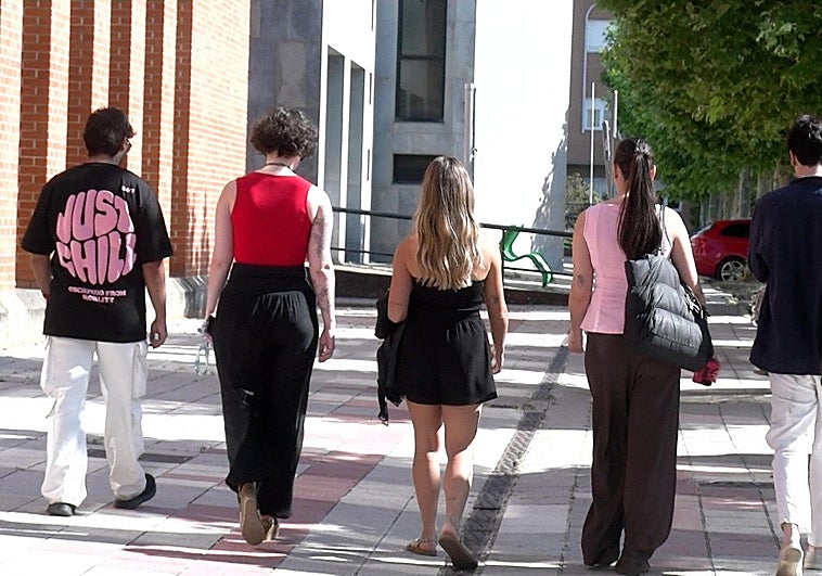 Estudiantes de la Universidad de León