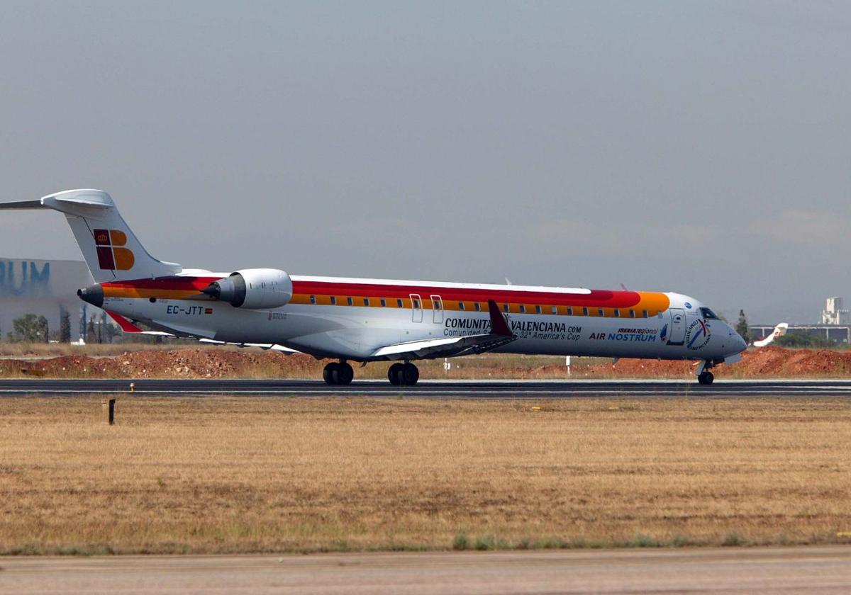 Avión de Air Nostrum.