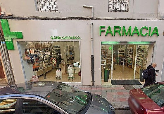 La farmacia de Gloria Carrasco en León capital.