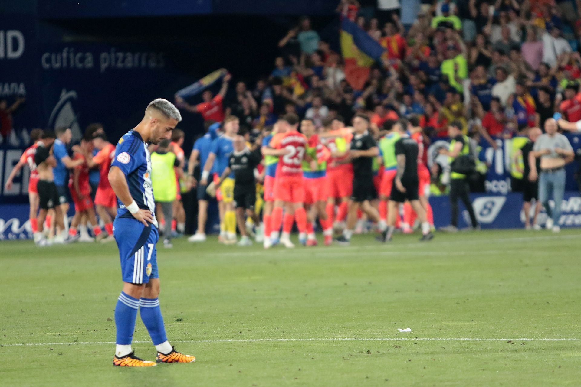 Las imágenes del cruel desenlace de la Deportiva ante el Andorra