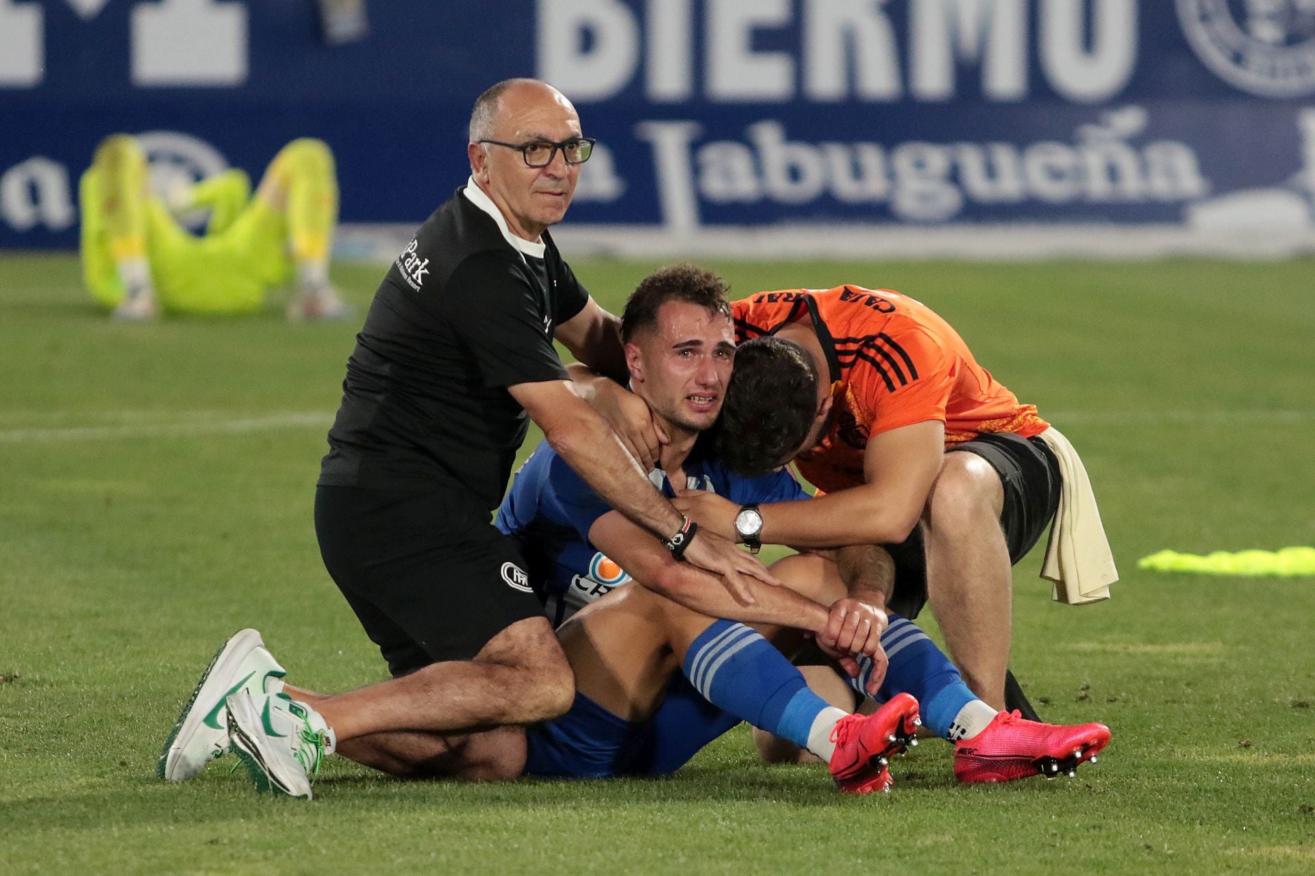 Las imágenes del cruel desenlace de la Deportiva ante el Andorra