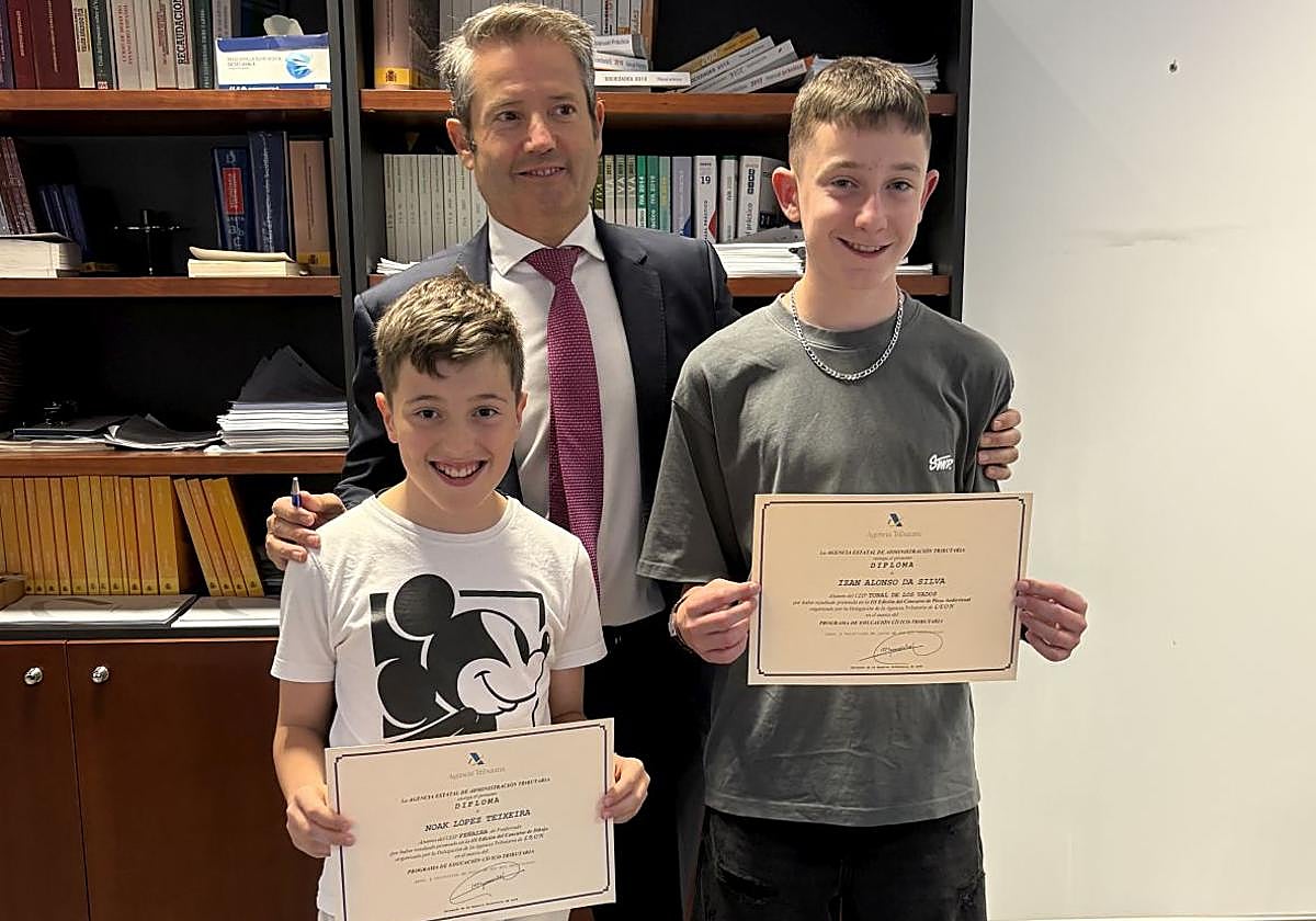 Ganadores del concurso en León.