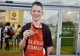 Max Shulga, en su etapa en el Colegio Leonés.