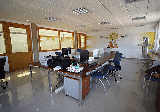 Imagen del coworking ubicado en Canales.