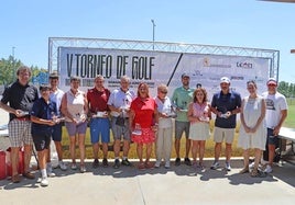 Participantes del V Torneo de Golf de Leonoticias en el Olímpico de León