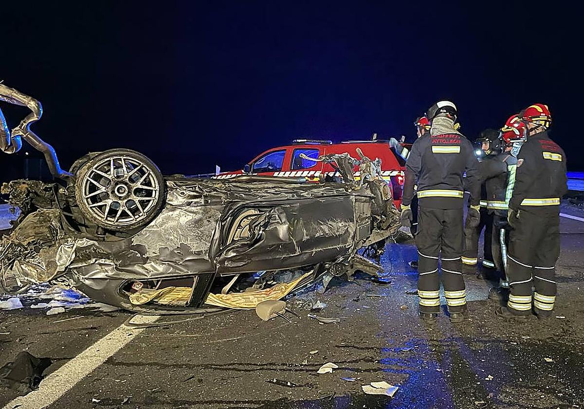 Un accidente vial en la provincia de León.