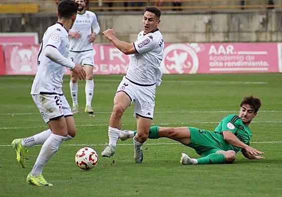 Manu Justo, en un lance de un partido con la Cultural.