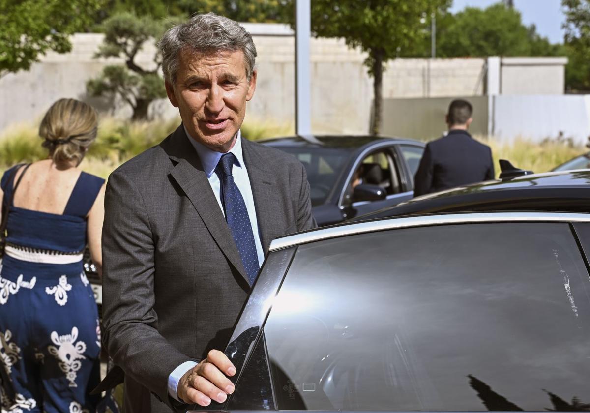 El presidente del PP, Alberto Núñez Feijóo.