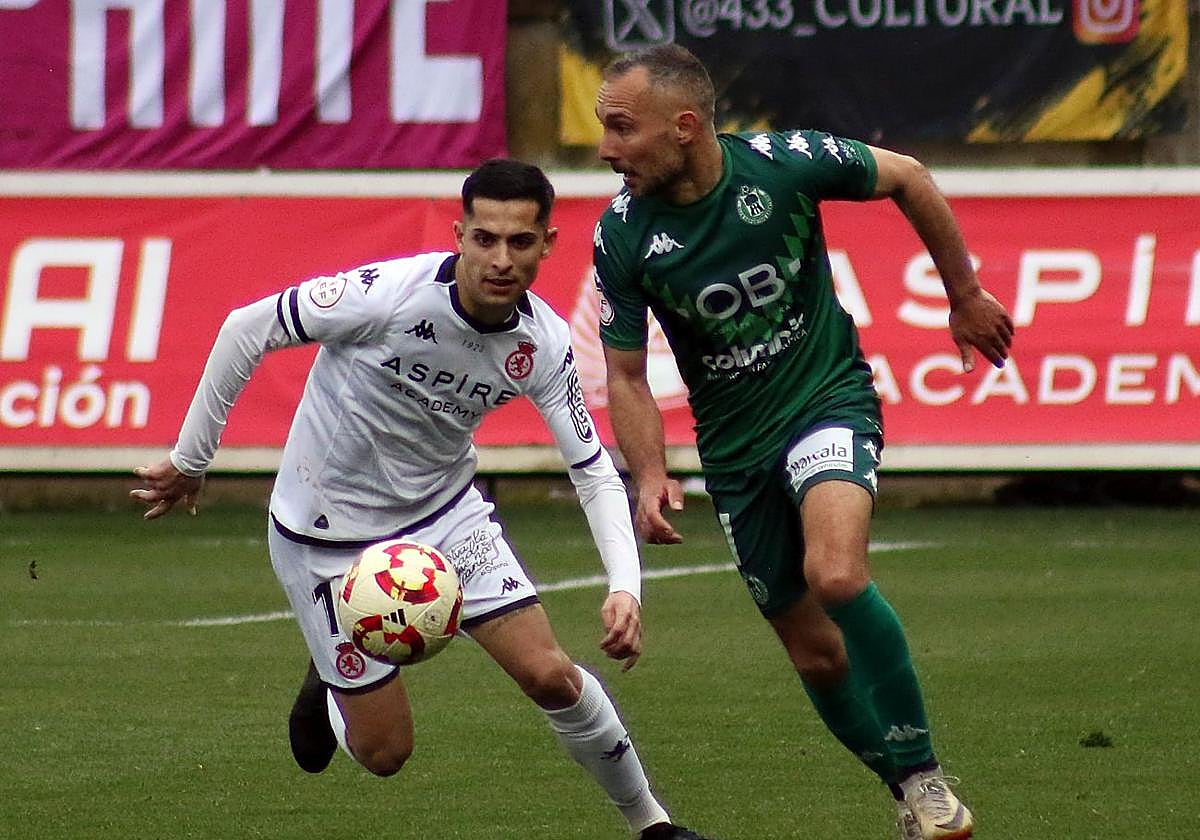 Bicho, en un partido con la Cultural.