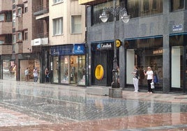 Imagen de una tormenta en León.