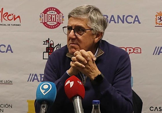 El presidente del Ademar, Cayetano Franco.