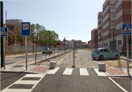 Zona que se quire habilitar para su uso como aparcamiento.