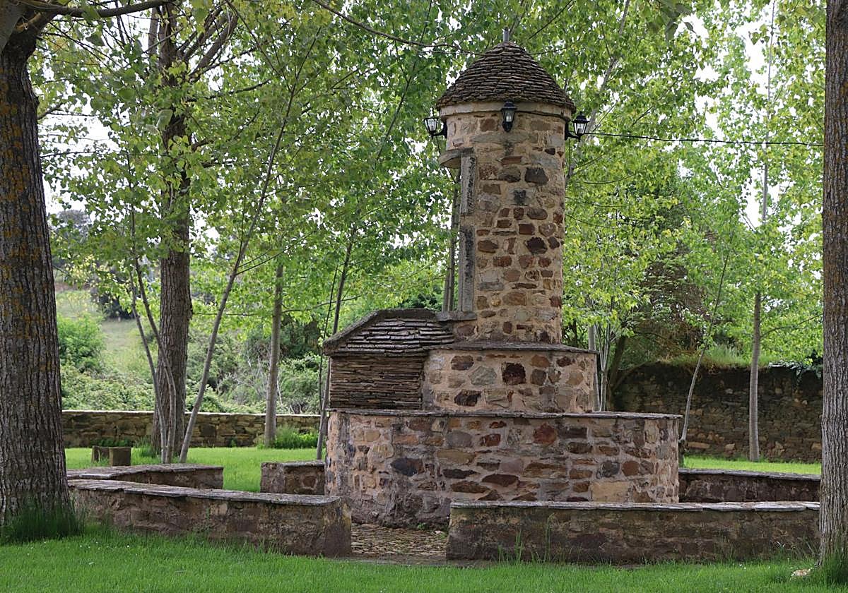 Imagen de uno de los parques del pueblo del reto de esta semana.