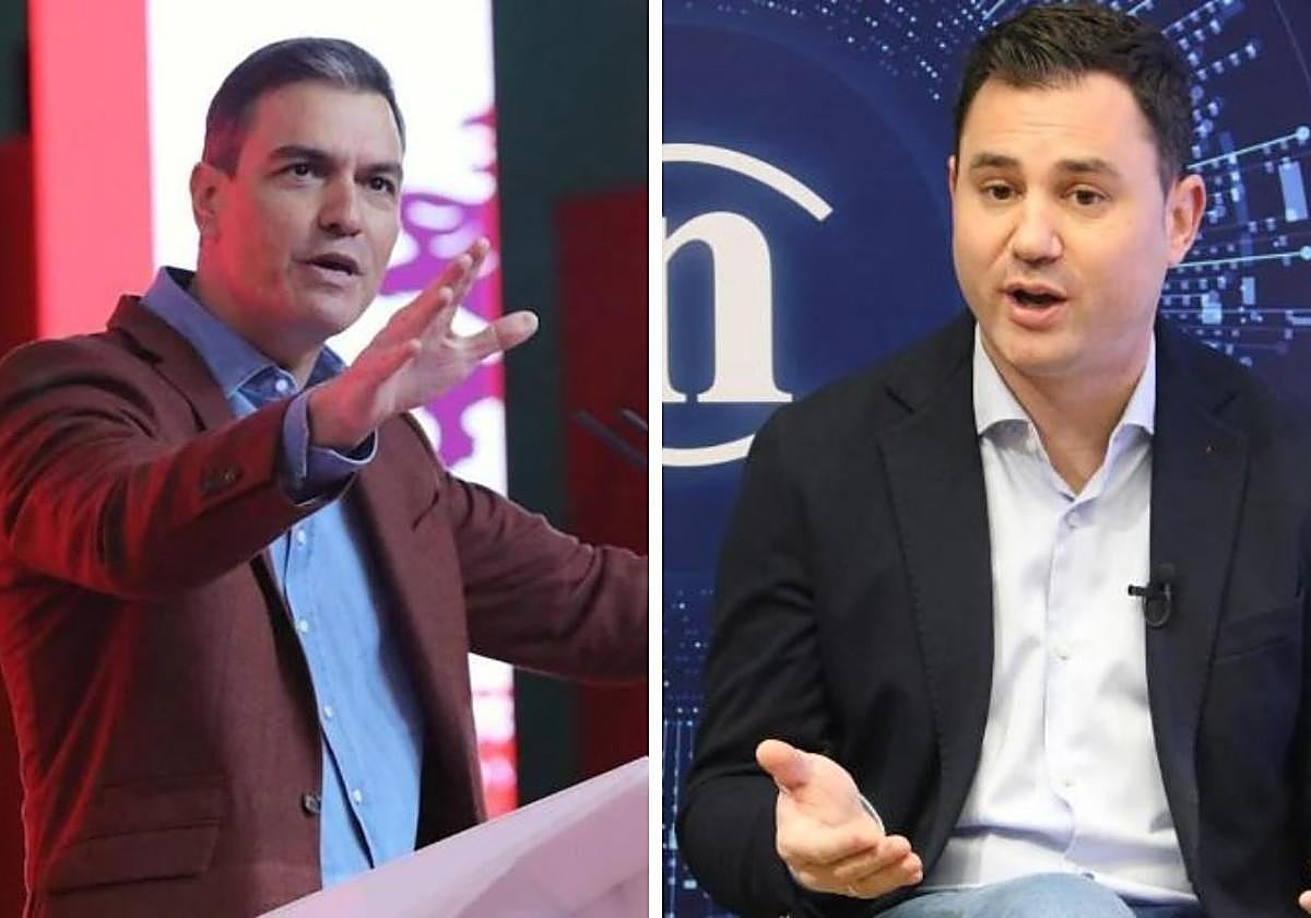 Pedro Sánchez y Javier Alfonso Cendón.