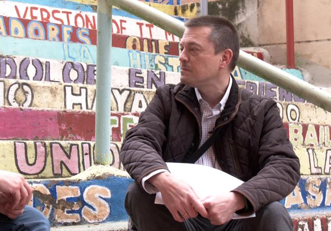 Carlos Blanco, vicepresidente de la asociación vecinal del barrio.