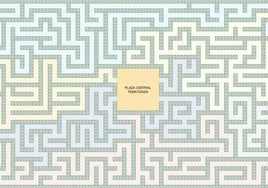 Plano oficial del laberinto de Almanza.