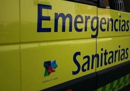 Ambulancia del Servicio de Emergencias 112 Castilla y León.
