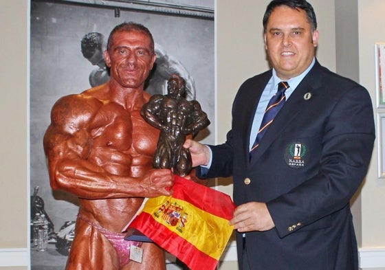 Uría en una competición.