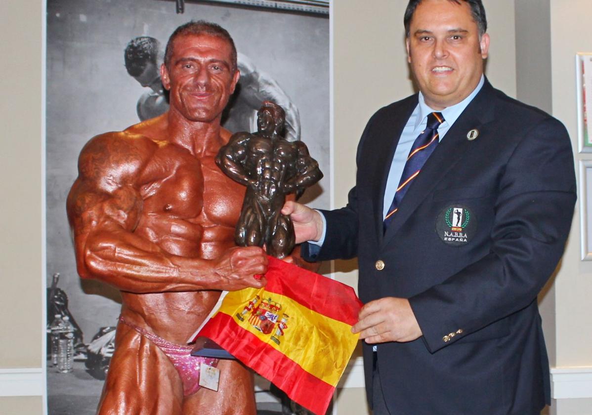 Uría en una competición.