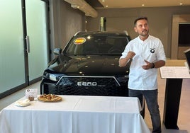 Juanjo Losada del Restaurante Pablo, en el evento de EBRO