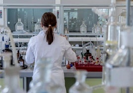 Imagen de archivo de un laboratorio de la ULE.