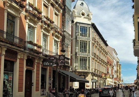 La calle Ancha de León.