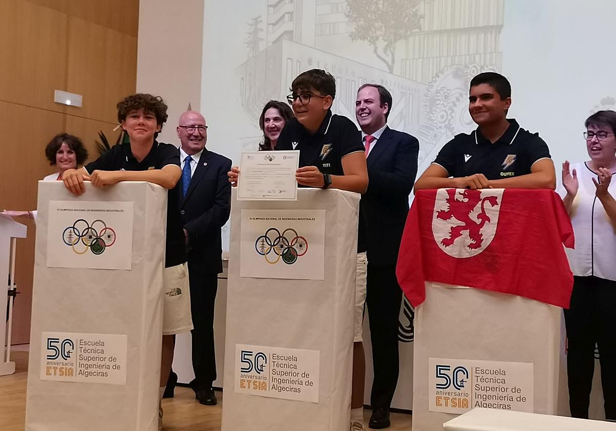 Uno de los equipos ganadores.