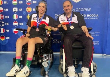 Sara Aller ve Daniel González, Leon'un bölgesel boccia şampiyonları