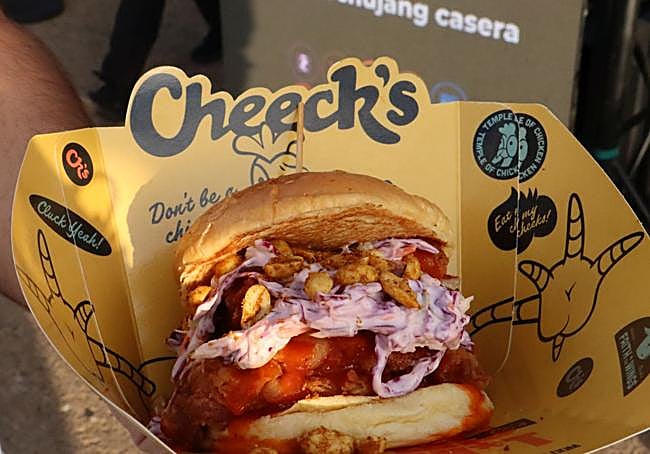 Imagen de la hamburguesa Cheeks.