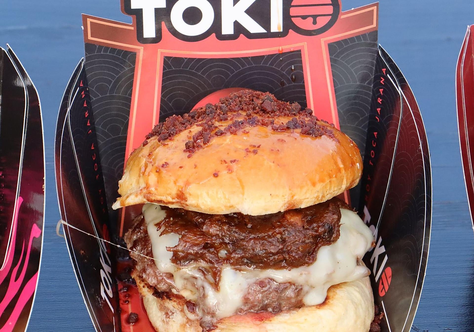 Imagen de la hamburguesa de Tokio