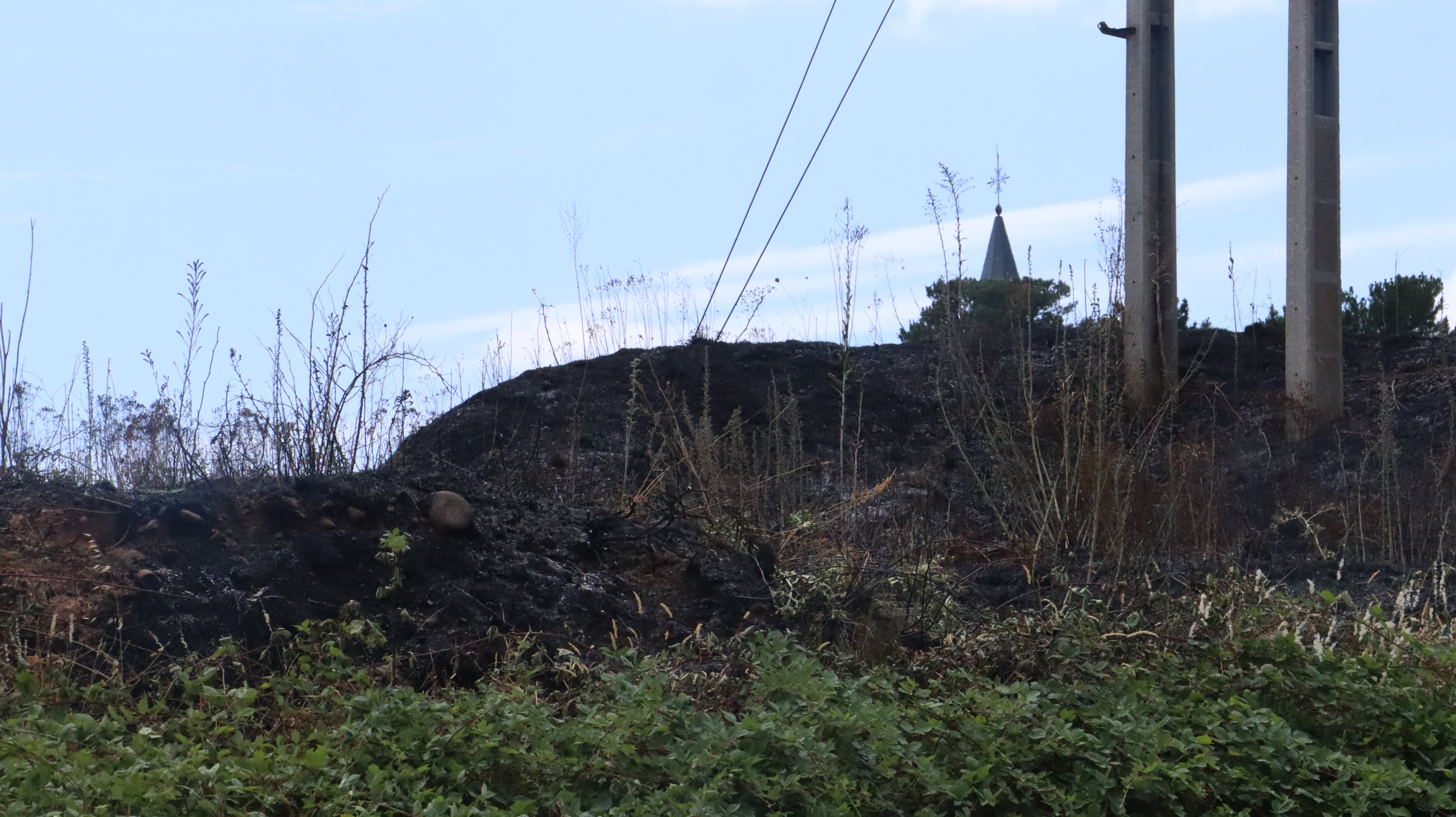 Así ha sido el incendio cercano al Hospital de León