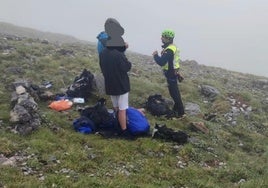 Rescate en la montaña.