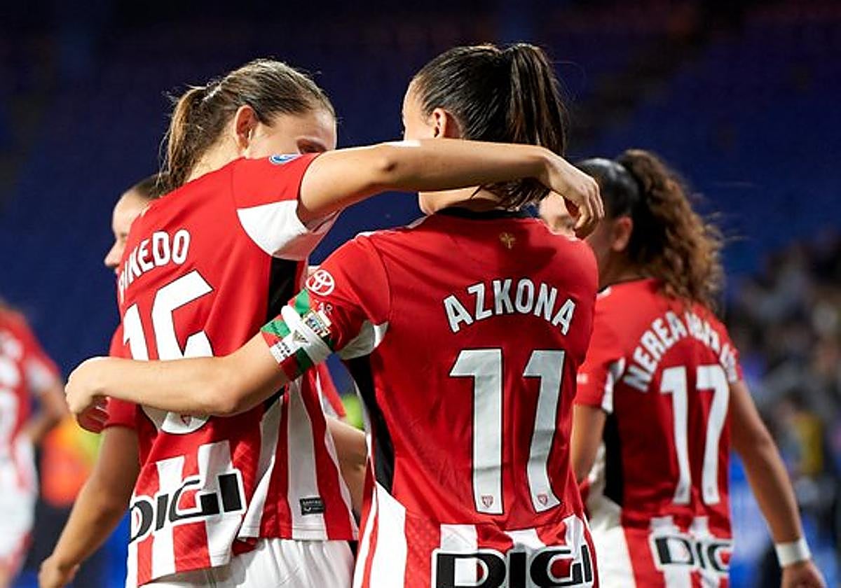 Equipo femenino del Athletic Club.