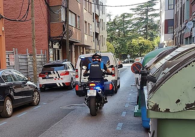 Situación en la calle Bernardo del Carpio.