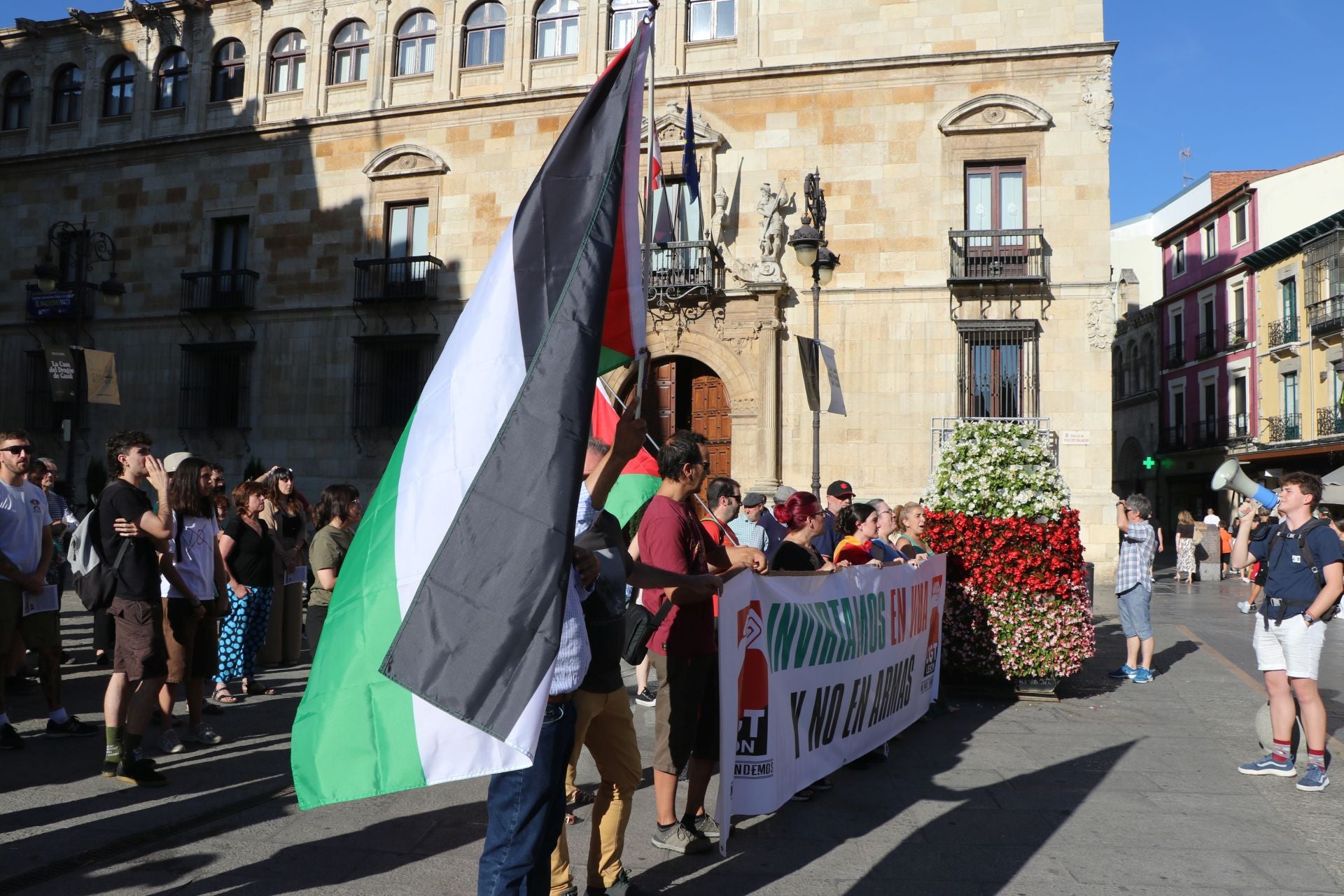 Colectivos de León se movilizan en apoyo de Palestina