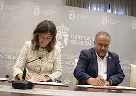 Firma del convenio.