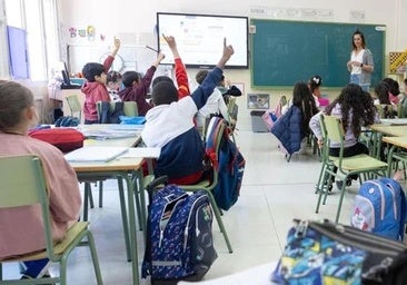 Alumnos en un aula.