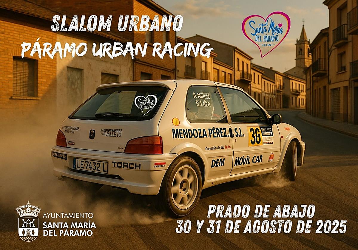 Cartel oficial del Slalom Urbano.