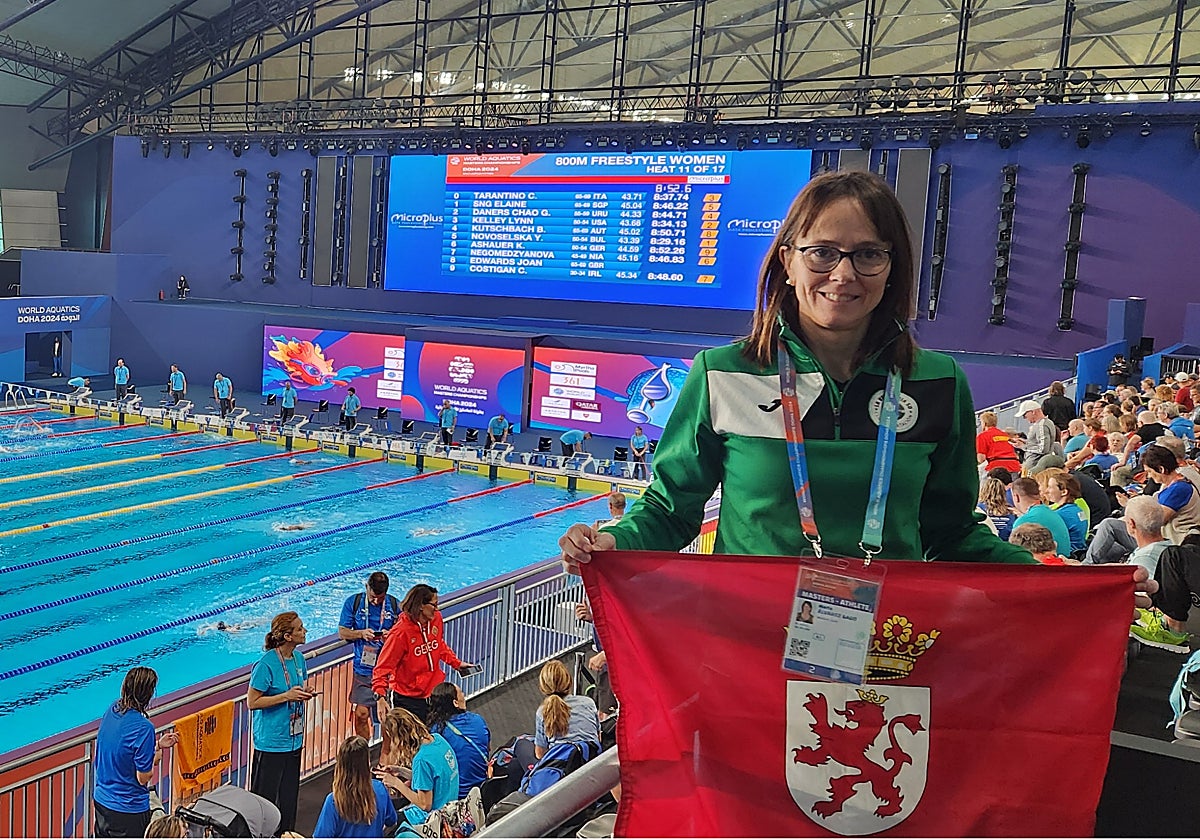 Marta Álvarez, en el Campeonato del Mundo de Doha 2024