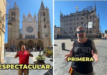 El influencer estadounidense Larry Shy queda prendido de León: «Estoy completamente alucinado»