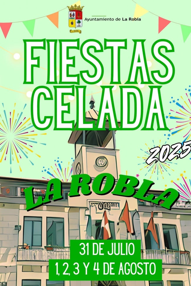 Cartel Fiestas Celada 2025 - La Robla