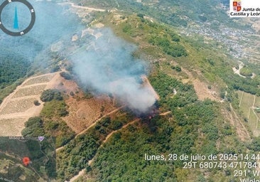 Controlado el incendio en Corullón