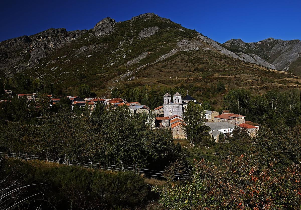 Imagen del pueblo leonés Lois.