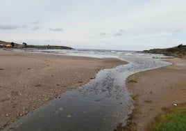 Imagen de a playa de Gozón.