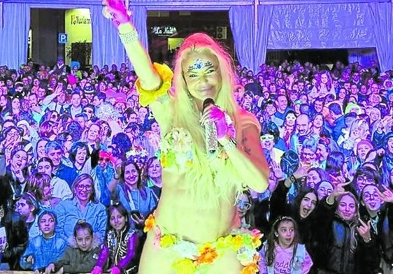Imagen de archivo de Leticia Sabater en un concierto.