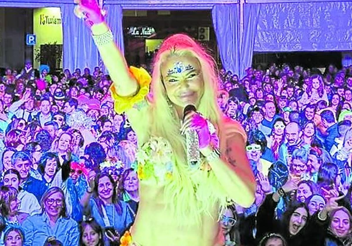 Imagen de archivo de Leticia Sabater en un concierto.