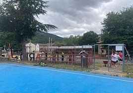 La pista de bolos en Lario.