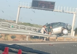 Imagen del accidente.